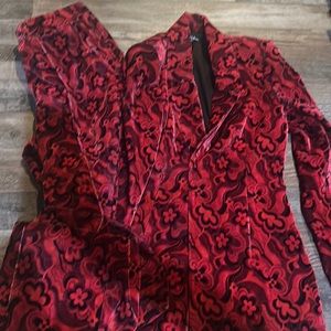For Love and Lemons velvet suit size Medium